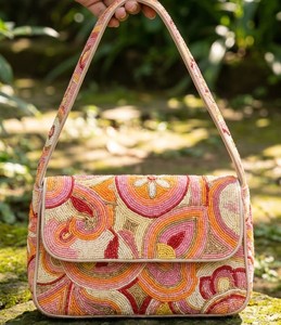 Bolso de hombro bordado con cuentas, diseño floral, ideal para fiestas nocturnas, bodas, regalos, bolso de mano de lujo para mujer. - Product Image 1