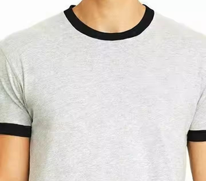 T-shirt Ringer Personnalisé avec Logo – Vente en Gros, Col Contrastant Rétro pour Hommes et Femmes – T-shirt Promotionnel Ringer – Usine de Vêtements - Product Image 5