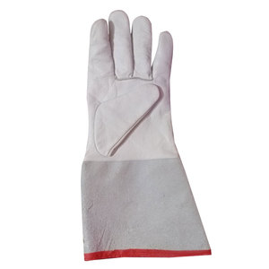 Expert MIG TIG Custom Leather Welding Gloves Heat Resistant Reinforced Palm Safety Gear Bags & Cases LWG-0029 - Product Image 3
