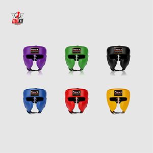 Best Protection Performance Customized Color Size Comfortable Durable MMA Leather Kick Boxing <b>Training</b> <b>Head</b> Guard for Men - Product Image 5