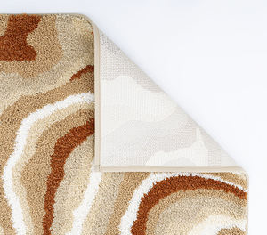 Custom Made Printed Design Floor Microfiber Non Slip Bath Mat Sublimation Thick Bathroom Matt Foam Tassel Chenille Shaggy Plush - Product Image 2