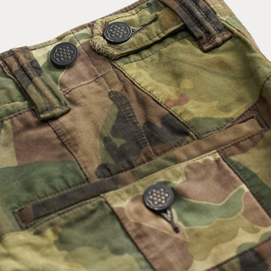 Shorts Cargo Camouflage Ripstop Premium Homme Édition Limitée OEM Personnalisé Streetwear Mode Estivale Bas de Tenue Durables - Product Image 3