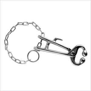2026 High Quality Stainless Steel 7.5” Long <b>Chain</b> Bull Holder with Dehorner Pet Care Veterinary Surgical Instruments - Product Image 4