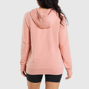Sudadera con Capucha de Manga Larga para Mujer, Ropa Informal con Cordón Ajustable, Personalizable con Logotipos Estampados o Bordados - Product Image 3