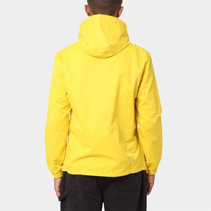 Oem Custom Printing Mesh <b>Lining</b> Waterproof Hooded Quarter Zip Windbreaker <b>Jacket</b> for Men - Product Image 3