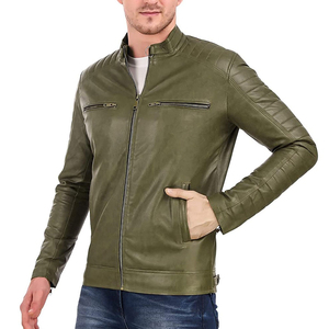 Fully Stylish <b>Men</b> <b>Leather</b> <b>Jacket</b> Hot Selling Comfortable Premium Quality Easy Wash <b>Men</b> <b>Leather</b> <b>Jacket</b> with Custom Logo/Colors - Product Image 6