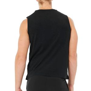 <b>Men</b> <b>White</b> Sleeveless <b>Vest</b> Crew Neck Solid Color Breathable Regular Fit Tank Top All Seasons Apparel - Product Image 5