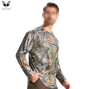 Camisetas y Tops de Cuello Redondo, Diseño Novedoso, Personalizables, de Tela Suave, Transpirables, con Cuentas, de Poliéster y Algodón, Ideales para Caza - Product Image 2