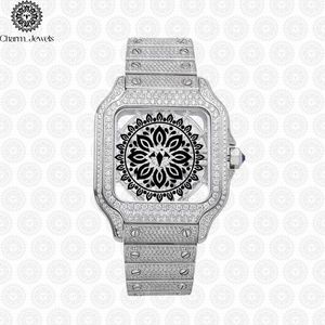 Montre mécanique analogique de luxe Charm Jewels pour homme, boîtier en acier inoxydable 40 mm, mouvement automatique, résistance à l'eau 10 bars, date automatique - Product Image 3