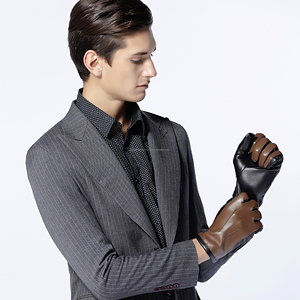 Gants de conduite en cuir véritable pour hommes, en cuir de vachette souple, style vintage, pour la course, fournisseur en gros au prix d'usine - Product Image 4