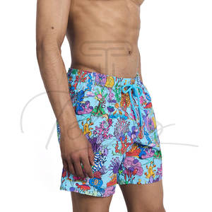 Shorts de plage respirants pour hommes, style tendance, couleur unie, shorts de plage pour femmes, shorts de plage personnalisés pour hommes - Product Image 2
