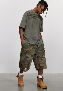 Pantalones Cortos Deportivos Casuales para Hombre, Talla Grande, Personalizados, con Cierre de Cordón, Diseño a Cuadros, de Lona Impermeable, hasta la Rodilla - Product Image 3