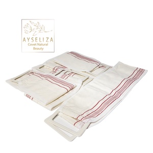สำหรับ ayseliza เส้นใยขัดหลังร่างกายขัดผิวขัดผิวสายฝักบัวถุงมือผิวที่ตายแล้วสิวหัวสีดำรังบวบแปรงอาบน้ำสีดำ WH" - Product Image 5