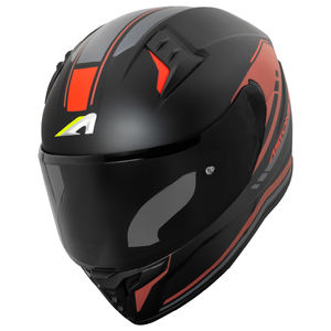 Nouveau casque de moto intégral ASTONE HELMETS ABS modèle GTO7 LEGEND MATT BLACK / RED - Product Image 2