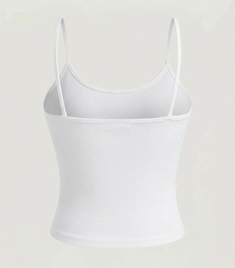 Camiseta sin Mangas para Mujer, Estilo Moderno, Informal, Transpirable, Ligera, de Punto, de Algodón Orgánico, para Gimnasio, Fitness, Yoga - Product Image 4