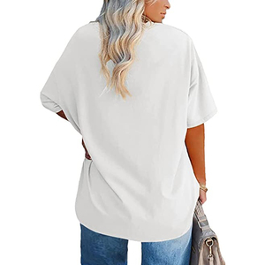 Camisetas de Mujer Estilo Nuevo 2026, Corte Regular, Alta Calidad, 100% Acrílico, Ropa Urbana, Antiarrugas, Secado Rápido, Transpirable, Manga Corta - Product Image 3