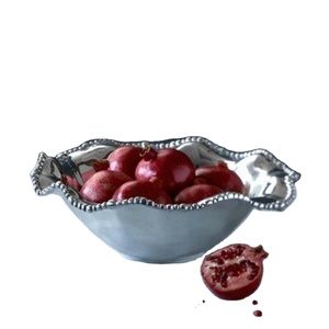 Cuenco de fruta de Metal para manualidades, cuenco para servir aperitivos y galletas de calidad superior pulido, cuencos decorativos, decoración navideña - Product Image 1