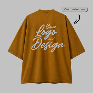 Fabricant de vêtements sur mesure, t-shirt pour homme, impression DTG, t-shirt graphique, t-shirt uni, poids lourd, 100% coton, t-shirt surdimensionné - Product Image 6