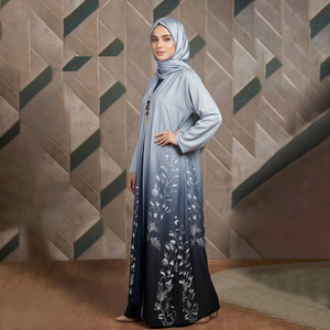 Nouvelle arrivée, abaya de style kaftan simple et modeste, respirante, manches longues, vêtements islamiques pour femmes, vente en gros, robes musulmanes traditionnelles - Product Image 4
