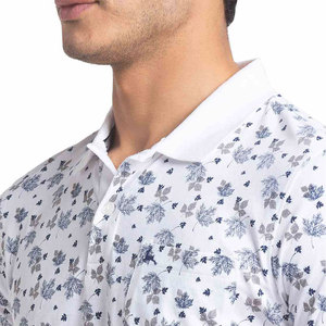 Chemise polo de sport de haute qualité 100% polyester, personnalisée avec un motif toile d'araignée, sublimation, chemise polo de golf - Product Image 4
