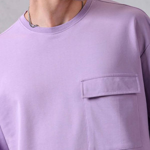 เสื้อยืดโอเวอร์ไซส์คอกลมสไตล์มินิมอลสำหรับผู้ชาย เสื้อผ้าลำลองผ้าฝ้ายระบายอากาศ เสื้อยืดโอเวอร์ไซส์สำหรับฤดูร้อน - Product Image 5