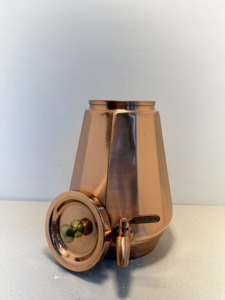 Réservoir de distribution d'eau en cuivre pur facetté de qualité supérieure 8L, Matka géométrique à 12 faces, étanche, en métal, avec robinet, pour camping-car - Product Image 6