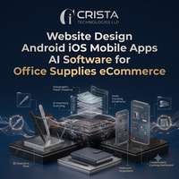 Website Design Android iOS Mobile Apps AI Software for Office Supplies WordPress Shopify Plugin AI ERP CRM Software eCommerce