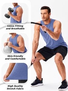 Custom Logo <b>Mens</b> Gym Tank Top Sleeveless Athletic Shirt Soft Cotton Muscle <b>Vest</b> Breathable Quick Dry Eco-Friendly 180g Fitness - Product Image 6