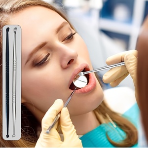 Heavy Duty Tonsil Stone Cleaner <b>Tool</b> 12cm Stainless Steel Probe <b>Tool</b> for Medical Operation Oral Hygiene Instrument - Product Image 5