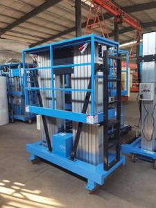 Plateforme élévatrice à colonne unique en aluminium personnalisée <span class=keywords><strong>de</strong></span> 14 pouces <span class=keywords><strong>de</strong></span> hauteur maximale, plateforme élévatrice hydraulique à double colonne, mât vertical - Product Image 3