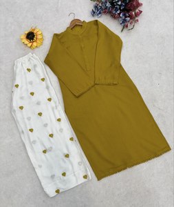 Salwar Kameez Listo para Usar, Tela de Rayón Pesado, Bordado Completo, Largo hasta el Suelo, Corte Regular, Secado Rápido, Estilo Moderno para Fiesta - Product Image 4