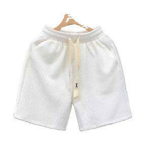 Usine Shorts unisexes haute Streetwear hommes Shorts athlétiques courts couleur unie Logo personnalisé sport décontracté Shorts pour hommes - Product Image 3