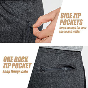 Shorts de sport pour hommes 2026 de haute qualité, 100 % polyester, broderie personnalisée, délavage acide, pour fitness et course à pied - Product Image 2