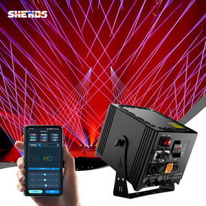 Proyector de Luces Láser RGB de 6W con Animación, IP65, Recargable, con Aplicación Móvil, Luz Láser para DJ, Discotecas, Festivales al Aire Libre, con Certificación CE - Product Image 1