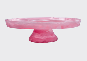 Soporte para Pastel de Resina Negra Ecológica, Apto para Lavavajillas, Bandeja Redonda para Servir, Plato de Exhibición de Postres con Pedestal para Decoración del Hogar, Hotel o Villa - Product Image 4