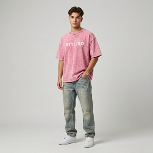 New Comfortable <b>Men</b> oversized T-Shirts 100% Cotton Short Sleeve <b>Any</b> Color Design Plain Solid Color <b>Men</b> T-Shirts - Product Image 1
