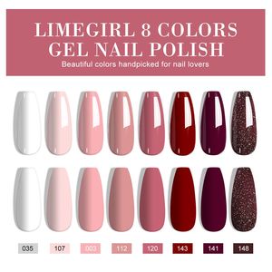 Limegirl All-Season Semi-Permanent Gel Nail Polish Set Includes Base & Matte Top Coat <b>Makeup</b> <b>Tools</b> & Nail Care Too - Product Image 2