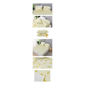 Set di Biancheria da Letto Estiva Coreana in Seersucker con Stampa Frutta, Copripiumino Reversibile, Federe, Tappetino e Tappeto da Pavimento - Product Image 3