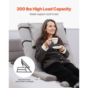 Cuscino Elettrico per Schienale del Letto con Capacità di 300 Libbre, Poggiatesta e Poggiapiedi Regolabili da 4-68 Gradi - Product Image 4