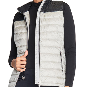 Custom Lightweight Waterproof Breathable Windproof <b>Packable</b> Sleeveless Puffer Vest Plus Size Winter Women Polyester <b>jackets</b> - Product Image 6