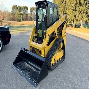 Chargeuse sur pneus Caterpillar d'occasion Cat 249D3 246D 277C à bas prix à vendre, prête pour les travaux de construction lourde - Product Image 2