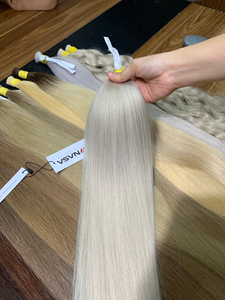Cabello Humano Vietnamita Nasa Hair Andy Super Double Drawn, a Granel, 20-30 Pulgadas, Color Beige Claro Marrón, 1 kg - Product Image 4
