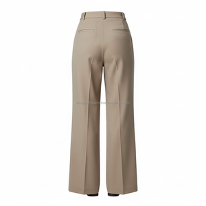 Pantalons palazzo pour femmes, coupe ample, couleur unie, fabrication sur mesure, vente en gros - Product Image 5