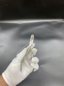 Coupe-ongles en acier inoxydable à double ressort, courbé, 14,5 cm, coupe-cuticules pour manucure et pédicure, instruments de podologie - Product Image 3