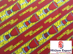 Premium African Cotton Wax Print Fabric for European Israel Island Scarves Custom Sewing Event Fashion Clothing Wholesale - Product Image 4