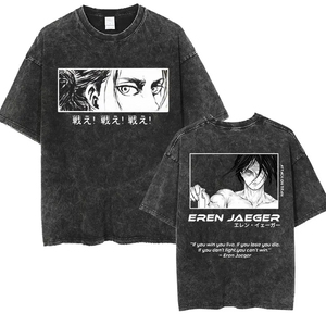 Camiseta Oversize de Streetwear OEM con Estampado Gráfico de Pez Japonés en la Espalda, Tejido de Algodón Transpirable, Proveedor de Logotipos Personalizados - Product Image 3