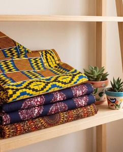 Tela africana premium transpirable con estampado de cera, para vestidos de moda, ropa tradicional y cortinas HINDVANTA GLOBAL - Product Image 2