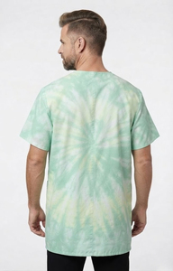 Blouse de coiffeur professionnelle pour hommes, à manches courtes et col rond, en polyester écologique et résistant à l'eau, pour la coupe de cheveux - Product Image 2