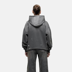 Sudadera con Capucha Extra Grande para Mujer, Color Sólido, Felpa de Algodón, con Bolsillos, Estilo Casual de Otoño - Product Image 2