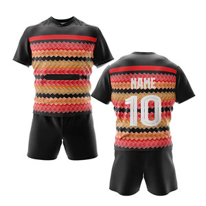 Uniformes de rugby pour hommes de haute qualité, prix de gros super avantageux, fabriqués en 100 % polyester, confortables. - Product Image 5